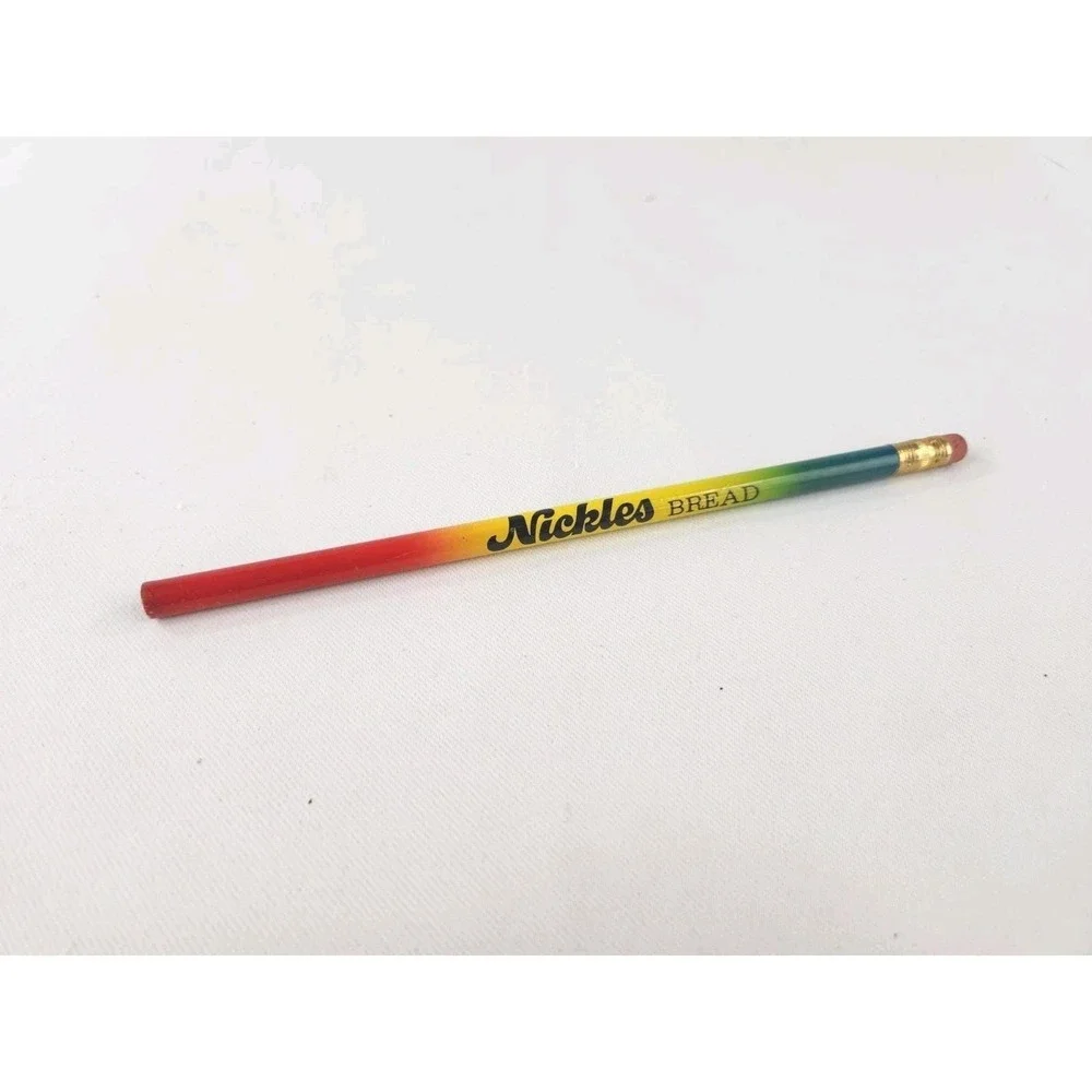 Nickles Bakery Bread Co Advertising Pencil Rainbow Gradient Promotional‎ Ohio